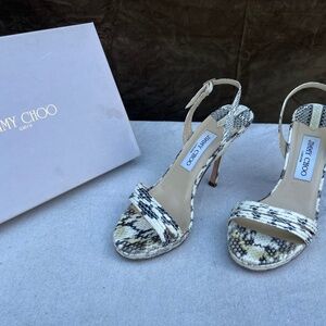 Jimmy Choo Snake Slingback